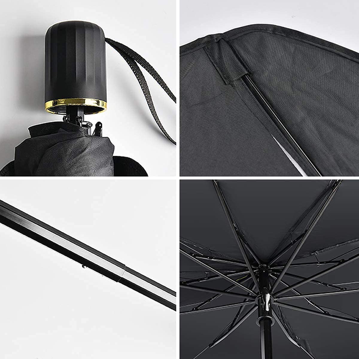 Car Sun Shade for Windshield Foldable Car Sun Umbrella UV Sun and Heat Protection Foldable Sun Shade