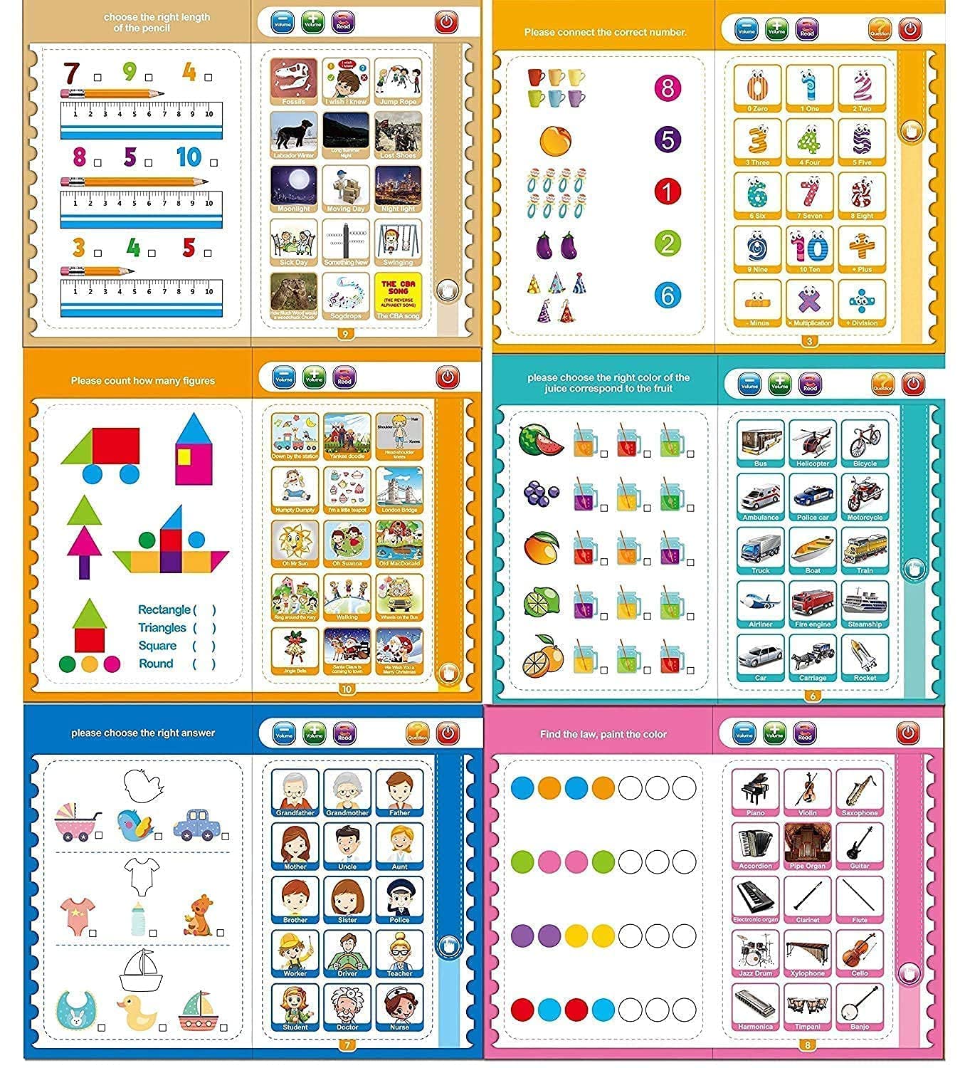Intelligence Book Sound Book for Children